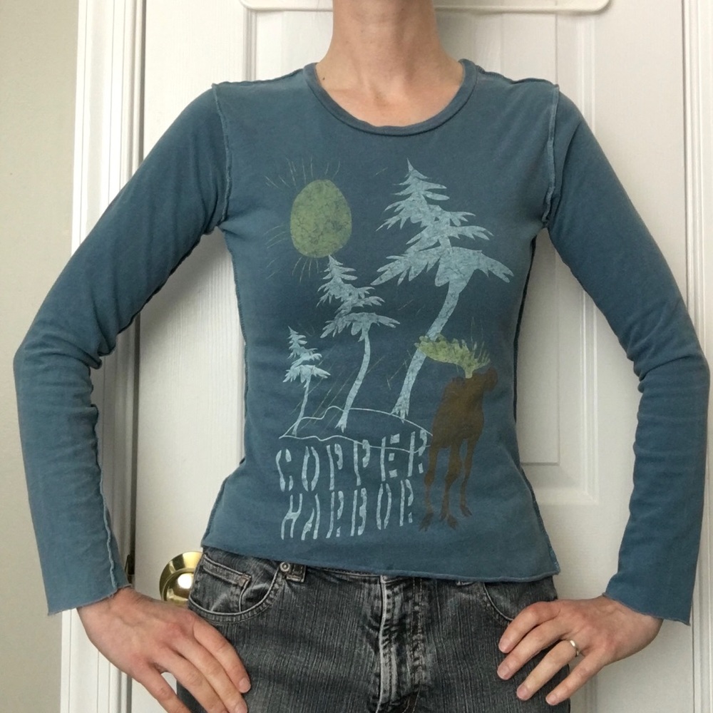 Blue Genuine Copper Harbor Tee